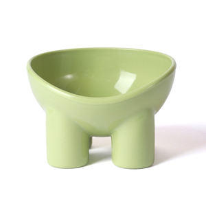 Tigela Elevada para Gatos com Proteção para o Pescoço em Forma de Pé de Elefante, Tigela Antichoque para Alimentos de Animais de Estimação Feita de Plástico PP para Cães - Product Image 1