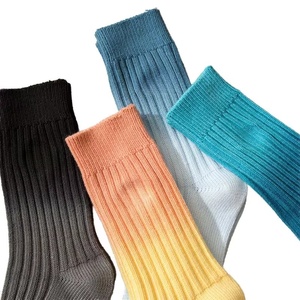 High Quality Fashion Colorful Unisex Cotton Tie Dye Embroidered Logo Men Custom Crew <b>Socks</b> - Product Image 1