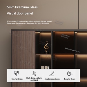 WJG-205X Archivador de Oficina <span class=keywords><strong>Bosss</strong></span>, Mueble de Madera para Archivos, Librero de Pared, Archivador de Documentos Independiente - Product Image 3