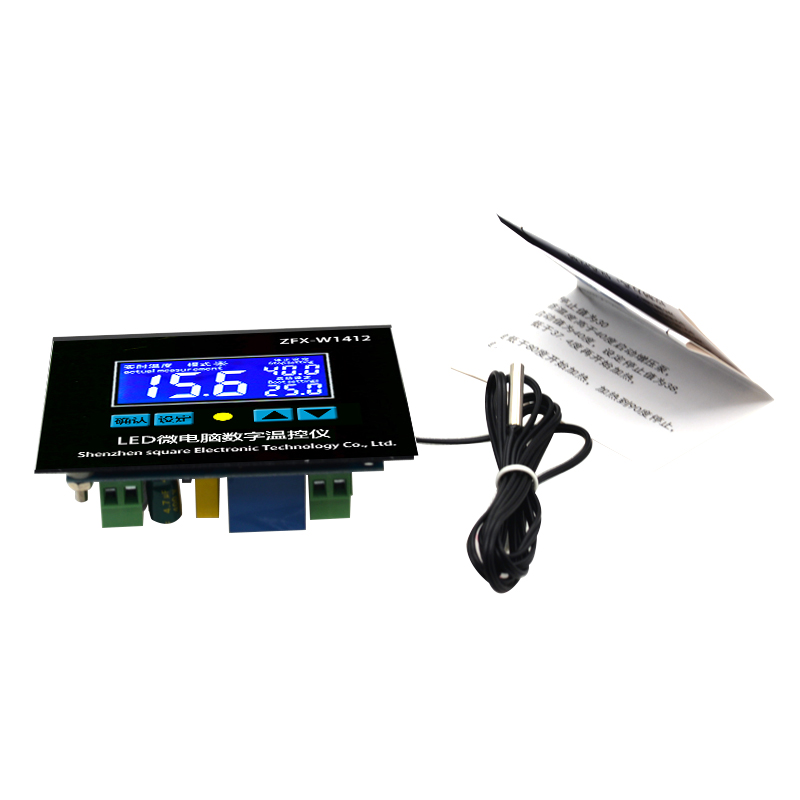 AC110V AC220V Microcomputer Digital Temperature Controller Intelligent High Accuracy Temp Control Thermostat ZFX-W1412(图5)
