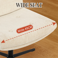 Chaise de salle d'attente confortable avec coussin en tissu, chaise de réception, chaise de cuisine, chaise de salle à manger, chaise de maquillage en velours