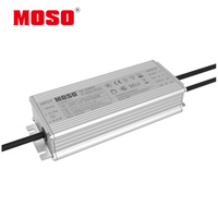 Driver Lampu LED Terprogram MOSO 200W AC-DC Output Tunggal dengan Garansi 5 Tahun X6E-200M056