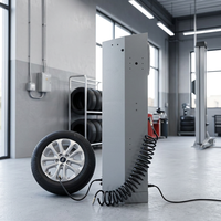 IT680 Coin Operated Nitrogen Tire Inflator Digital LCD Floor Standing Tyre Air Filler for Car Motorcycle Light Truck