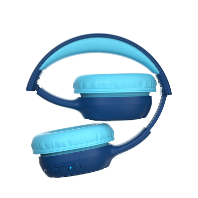 Tronsmart KH02 Kids Bluetooth Headphones, Volume Limit 74/85/93dB, 45H Playtime, BT 5.3, Built-in 3.5mm Audio Cable, Foldable