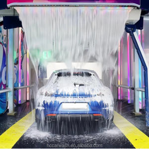 Equipamento comercial da lavagem de carros Espuma 360 ° Touchless automática da máquina 360 ° da lavagem de carros e sistema de alta pressão do vapor para auto lojas - Product Image 5