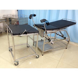 Cama de Partos Médica Xufeng L1900W620H750mm, Cama de Examen Ginecológico y Obstétrico Ajustable para Hospital - Product Image 4