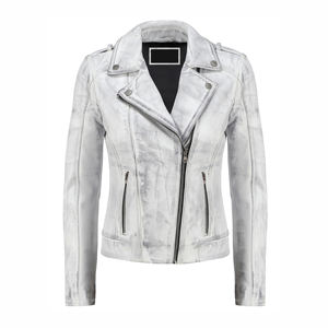 Abrigo de mujer Chaqueta de cuero Mujer para ropa de invierno Venta al por mayor Chaqueta de cuero genuino para mujer - Product Image 1