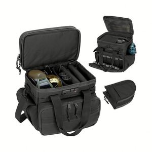 Bolsa Táctica Negra de Fábrica con Candado TSA, Capacidad para 12 Cargadores, Múltiples Bolsillos, Equipo de Caza, 2 Estuches - Product Image 1