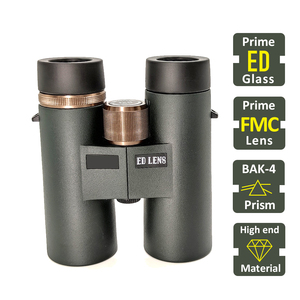 กล้องส่องทางไกล ED Glass 8x42 10x42 กันน้ำ กันฝ้า พร้อมเลนส์ใกล้วัตถุแบบกระจายแสงต่ำพิเศษ - Product Image 1
