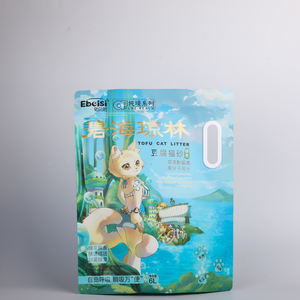 Sacs d'emballage de litière pour chat sous vide étanches imprimés personnalisés Sacs en plastique parfumés pour supermarché - Product Image 2