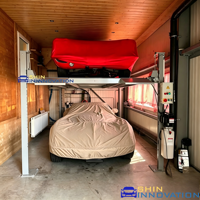 Système de stationnement de véhicules à deux niveaux certifié CE, élévateur hydraulique pour garage domestique