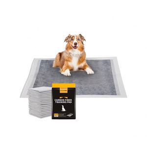 Tapis absorbant pour animaux de compagnie en tissu non tissé et charbon de bambou, pour l'apprentissage de la propreté des chiots, l'entraînement canin, l'allaitement, et l'hygiène du sol, type couche/couche-culotte - Product Image 1