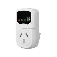 Protecteur de surtension 10A 20A 220V pour appareils électroménagers en Argentine, 1 prise monophasée en PC pour réfrigérateur, téléviseur, climatiseur