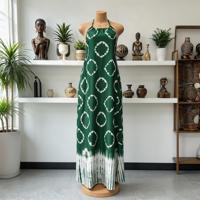 Nouvelle Robe Décontractée Ample Imprimée à Col Halter Grande Taille pour Femmes Africaines – Vente en Gros