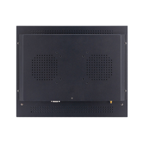 Monitor Táctil Industrial de 13.3 Pulgadas con Montaje Empotrado, Interfaz Múltiple RS232 RS485, Carcasa Metálica para Terminal HMI Industrial