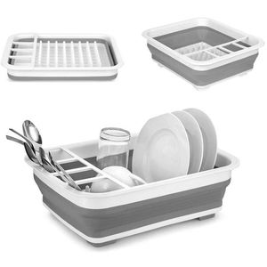 Escurridor de Platos Plegable Cuadrado de Plástico de Alta Calidad, Escurridor de Platos Plegable, Escurridor de Platos para Cocina - Product Image 3