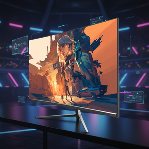 จอเกมมิ่งโค้ง OEM ขนาด <span class=keywords><strong>24</strong></span>/27 นิ้ว UHD 165Hz แบบไร้ขอบ ความละเอียด 2K 1080p <span class=keywords><strong>OLED</strong></span> สำหรับอีสปอร์ต - Product Image 1