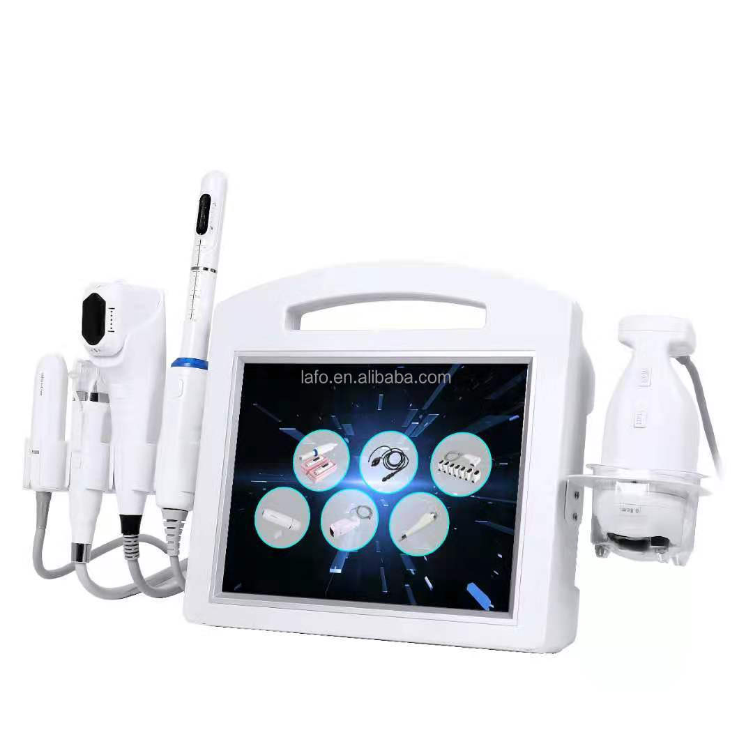 High Quality 5 in 1 HIFU 4D l Lipo Vmax RF fractional Microneedling for Face and Body