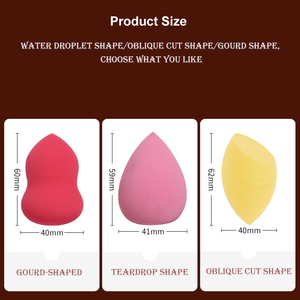 Éponges de maquillage en gros sans latex, éponges de beauté pour le mélange de maquillage, applicateurs cosmétiques en forme d'œuf - Product Image 6
