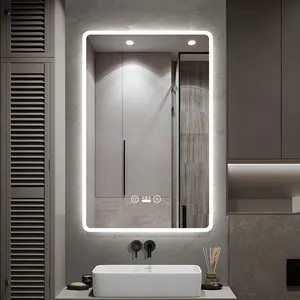 LED ışıkları ile Infinity banyo aynası akıllı banyo aynası banyo serisi aletleri