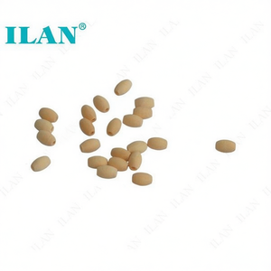 Perline ovali in legno ILAN 12x8mm per accessori di abbigliamento - Product Image 2