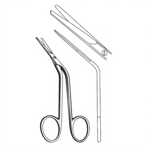 Tijeras Fomon de 15 cm (6 Pulgadas) de Acero Inoxidable Reutilizables para Rinoplastia, Cirugía Plástica, Cosmética y Nasal - Product Image 1