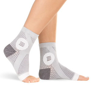 Neuropatia Meias Compressão Toeless Pé Pain Relief Mangas Plantar Fasciite Suporte Tornozelo Brace Esporte Meias - Product Image 1