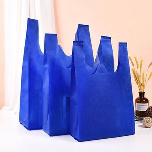 Bolsa de Compras Reutilizable Plegable de Alta Calidad, Resistente y Compostable, para Supermercado, Venta al por Mayor Directa de Fábrica, Tipo Camiseta - Product Image 1