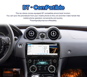Autoradio Android 12 pouces pour <span class=keywords><strong>Jaguar</strong></span> XJ XJL 2009-2018 Stéréo Vidéo Carplay GPS Navigation Lecteur multimédia Unité principale + Panneau de climatisation - Product Image 5