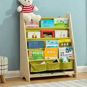 Bibliothèque en bois pliable <span class=keywords><strong>etagere</strong></span> <span class=keywords><strong>mini</strong></span> bibliothèque enfants étagère en bois - Product Image 1