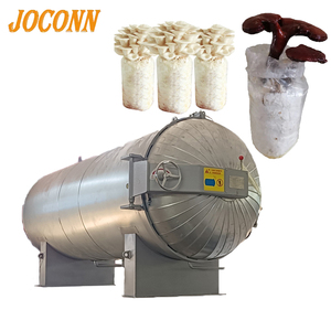 Équipements de stérilisation par <span class=keywords><strong>autoclave</strong></span> à vapeur industrielle à double porte pour la culture de substrat de champignons de la mer en sacs de sciure de bois - Product Image 3