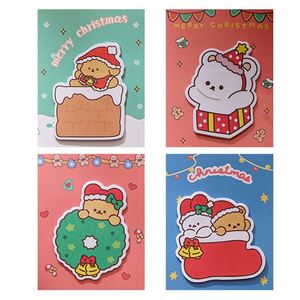 Notas Adhesivas Creativas de Dibujos Animados Navideños para Estudiantes, Reutilizables, Adhesivos de Índice, Suministro al por Mayor - Product Image 2