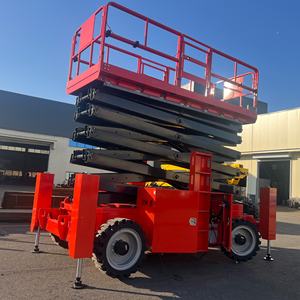 CE Diesel 12m All Terrain Scissor Man Lift Peralatan Penanganan Material Lainnya - Product Image 2