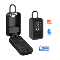 Caja de Seguridad Inteligente para Llaves con Código Físico, Impermeable para Exteriores, Montada en la Pared, con Aplicación Tuya TTLock, para Hogar, Apartamento, Air Bnb