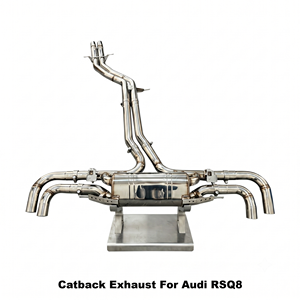 ท่อไอเสียสแตนเลส Vortex Performance สำหรับ Audi RSQ8 ปี 2019-2024 พร้อมวาล์วอิเล็กทรอนิกส์ปรับแต่งเสียง - Product Image 1