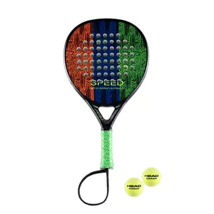 Özelleştirilmiş lighrweight padel tenis raketi 3k karbon malzeme