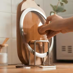 Nuevo Diseño de Soporte Multifuncional para Tablas de Cortar y Tapas de Ollas de Acero Inoxidable 304 para Cocina - Product Image 1
