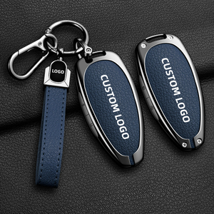 Convient à l'étui à clés de voiture Voyah Courage Chasing Light FREE Dreamer accessoires de voiture Sac en métal en cuir en alliage de zinc - Product Image 4