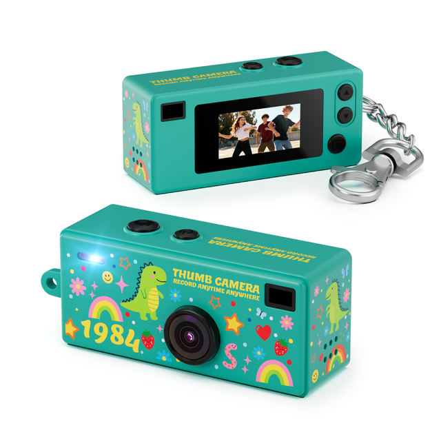 Mini Digital Camera Nano Pocket Camcorder 1080P HD Video Vlogging for Kids Students Thumb Camera Portable Children Camera