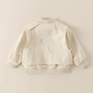 Cardigan <span class=keywords><strong>mi</strong></span>-long doux à col en V de style coréen pour garçons, collection printemps-automne - Product Image 2