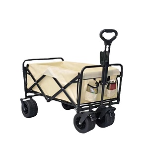 Heavy Duty Vagon Plegable <strong>Foldable</strong> Camping Cart for Beach Picnic Garden Cart <strong>Trolley</strong> for Shopping Storage OEM Customizable - Product Image 2