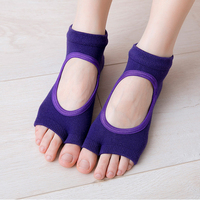 Chaussettes de mode pour adultes en coton de haute qualité respirantes anti-dérapantes conçues pour les chaussettes de cheville de fitness-printemps pour femmes de yoga à domicile