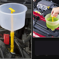 Kit de 15 Piezas de Embudo Antiderrames para Refrigerante de Automóvil, Adaptadores para Llenado y Purga de Refrigerante sin Derrames, Herramientas para Vehículos