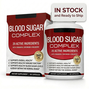 Cápsulas de Extracto de Hoja de Morera, 1-DNJ, Polifenoles de Corteza de <span class=keywords><strong>Canela</strong></span> y Picolinato de Cromo, Listas para Enviar, Marca Privada, Fabricación OEM/ODM - Product Image 1