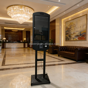 Terminal de point de vente 27 pouces, petit kiosque de libre-service double face, système POS Android 2K, support rotatif 32 pouces pour paiements Verifone - Product Image 3