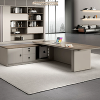 Nouveau bureau de direction moderne et luxueux, confortable, pour PDG, poste de travail de direction, bureau de direction pour cadre supérieur