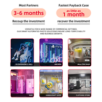 Ai Mirror Photo Booth Máquina expendedora Logo Software y fotografía personalizada Kits de fotomatón coreano Soporte multidispositivo