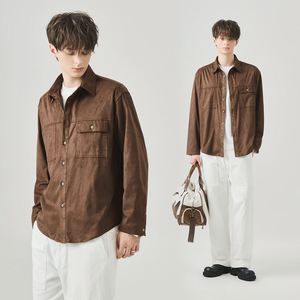 Camisa Casual de Manga Larga para Hombre, Corte Holgado y Relajado, Resistente a las Arrugas, Fácil de Cuidar, para Uso Diario y de Negocios - Product Image 5