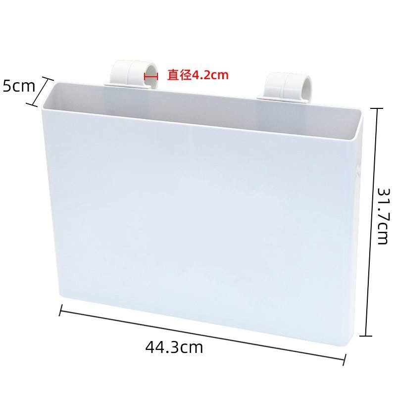 กล่องเก็บเอกสารข้างเตียงสีขาว