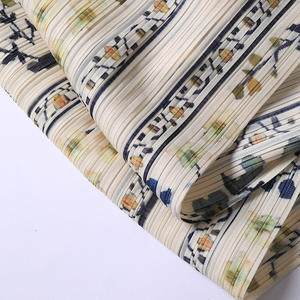 Haute qualité femmes Polyester Abaya élégant quatre voies Stretch décontracté Chic imprimé plissé taille libre livraison rapide efficace - Product Image 3